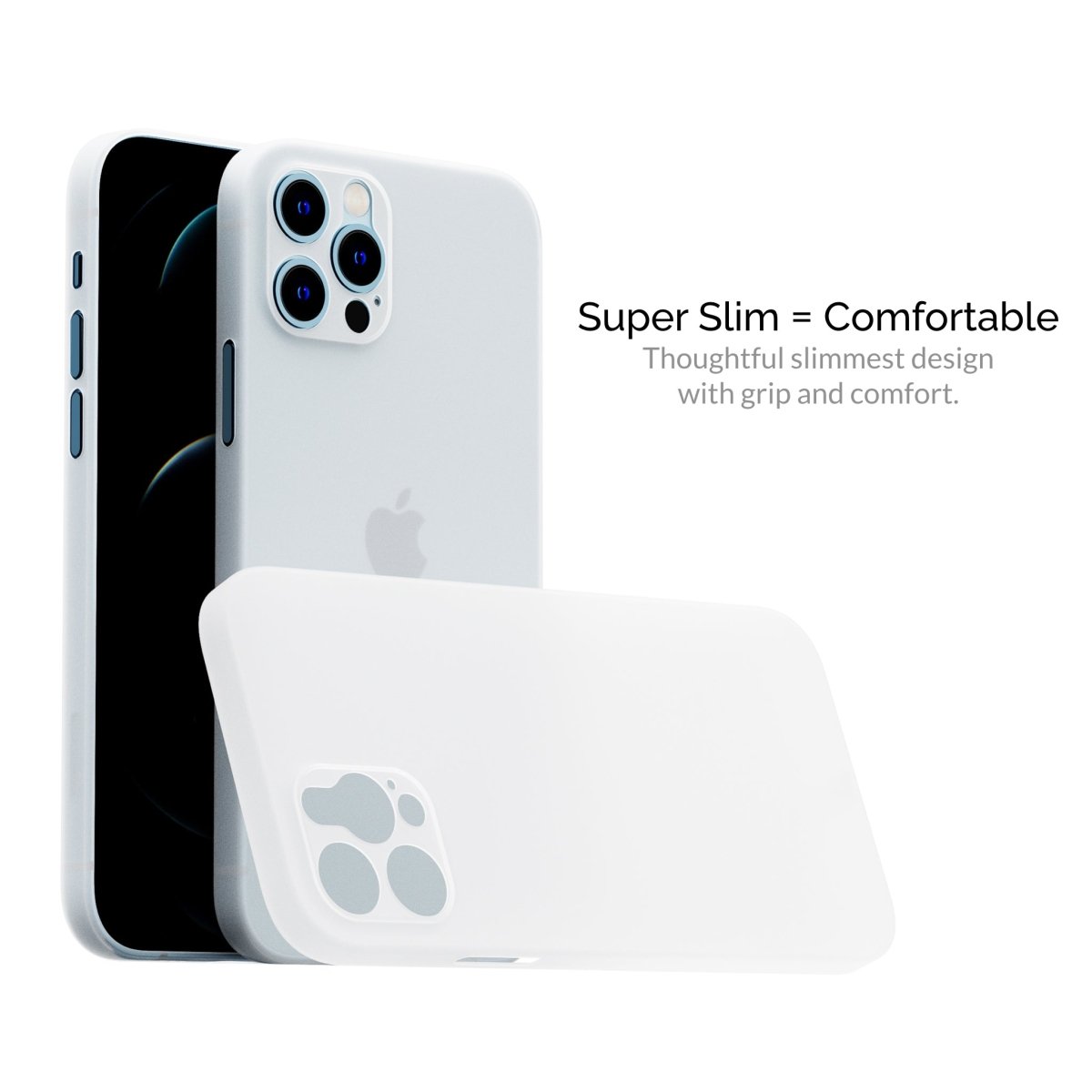 Slimcase Mobile Back Cover for iPhone 12 Pro Max - Slimcase IndiaCase