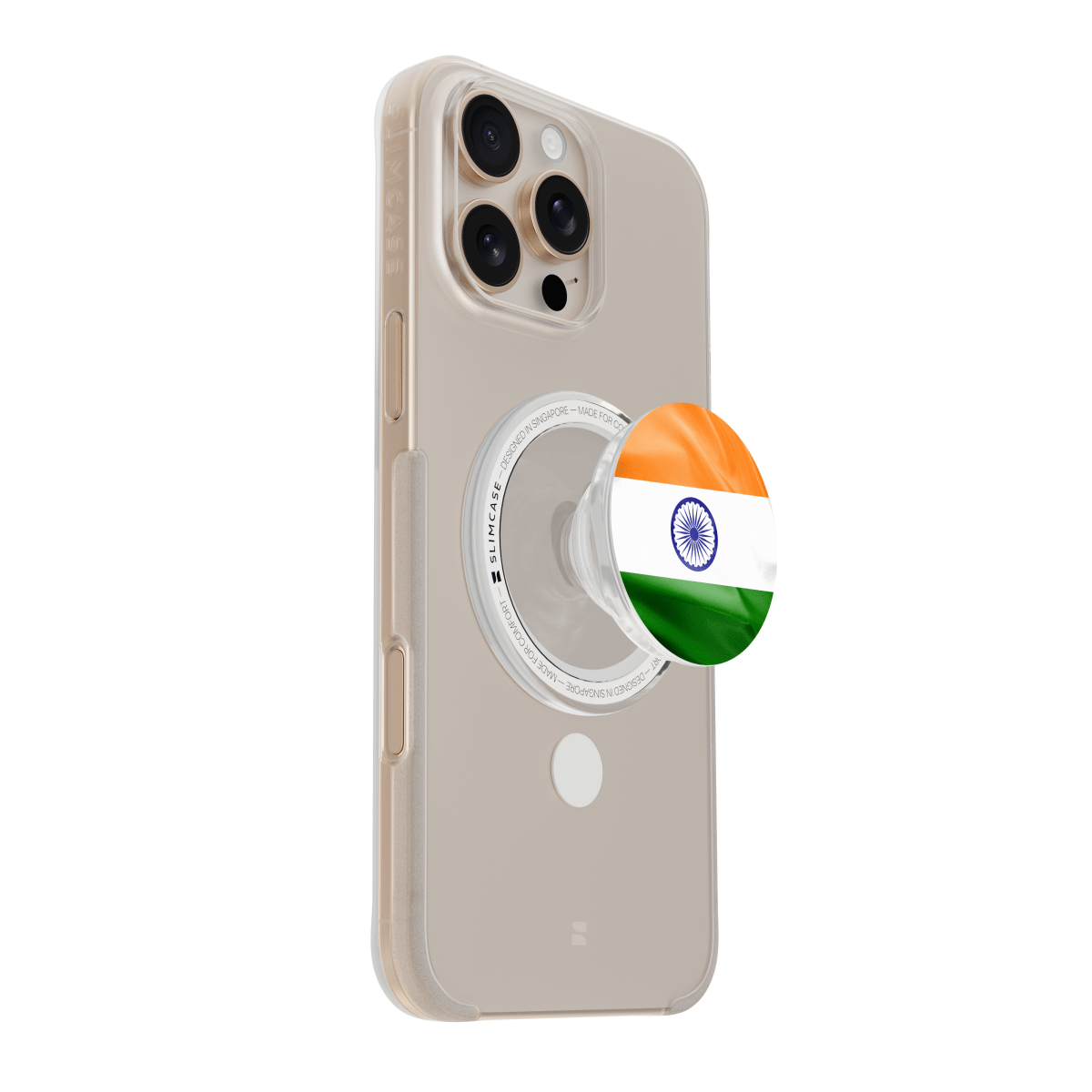 Magnetic Phone Grip, Adapter Ring Plate included - Slimcase India